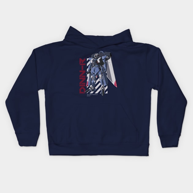 DINN-R Gundam Kids Hoodie by Shapwac12